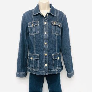 HP! Jones New York Denim Trucker Jacket
